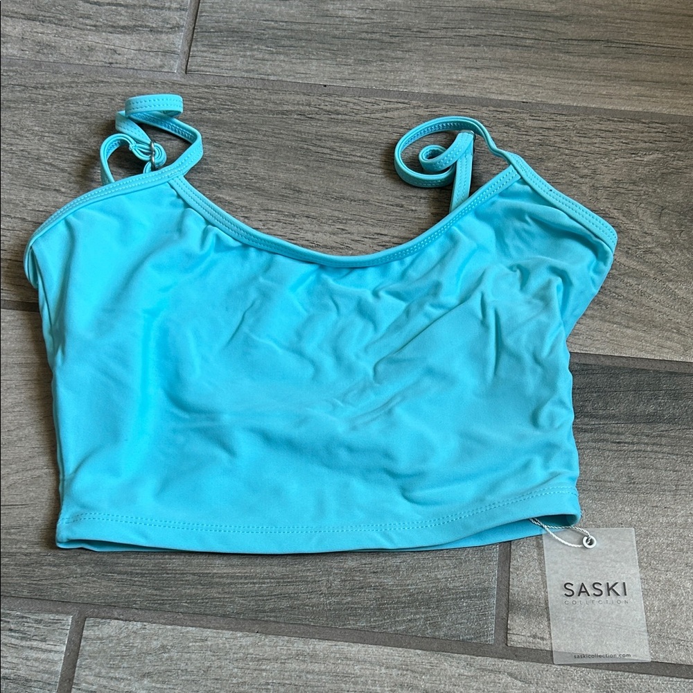 Saski Women's Aqua Bikini Top